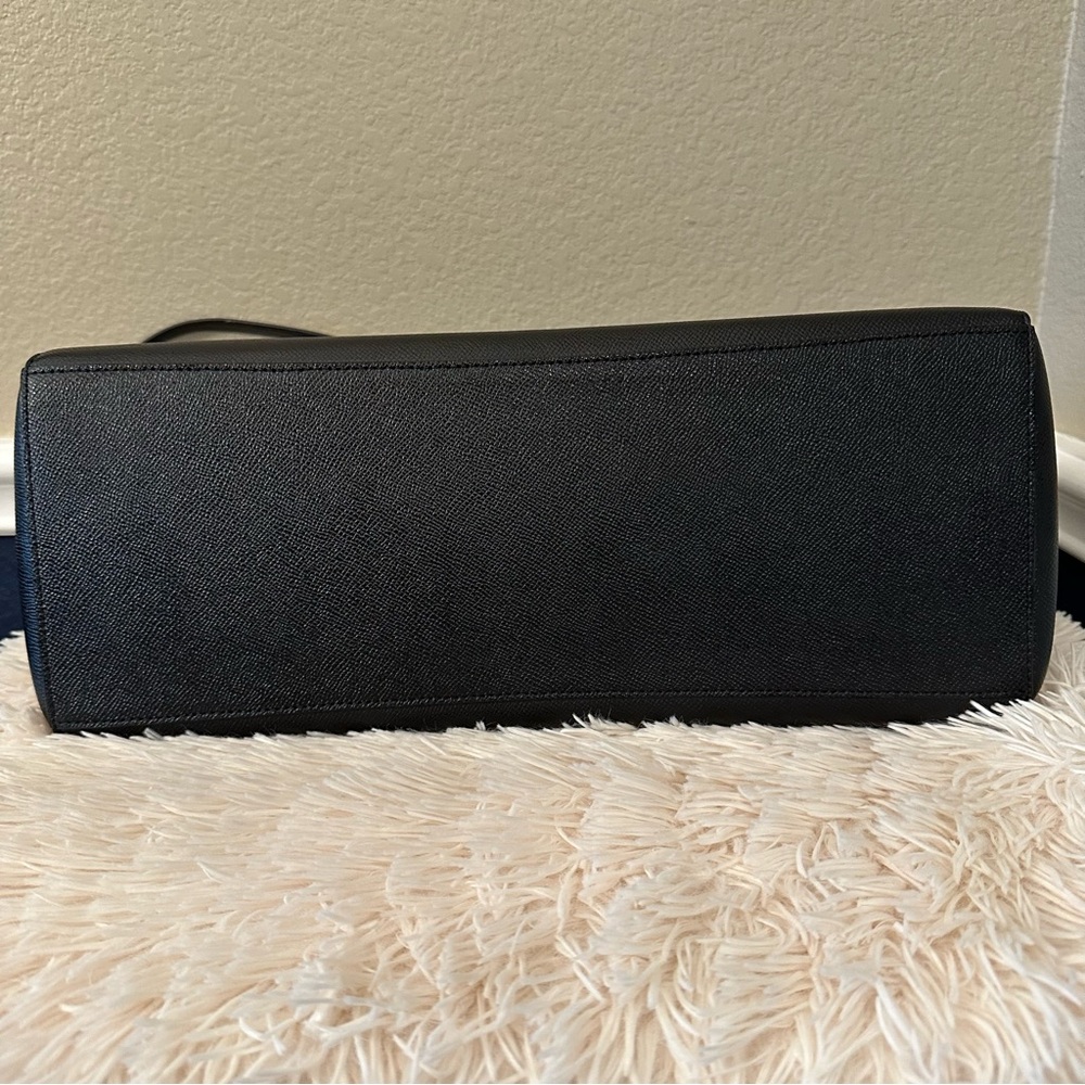 Coach Folio Tote in Black with Gold Hardware - Picture 11 of 16